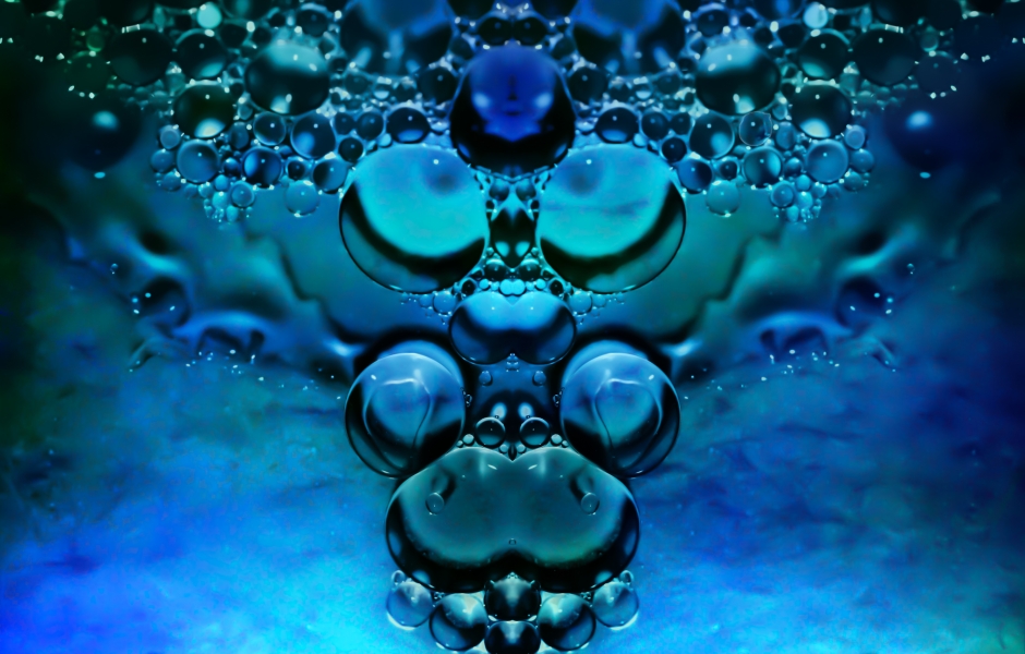 Blue Green Aura