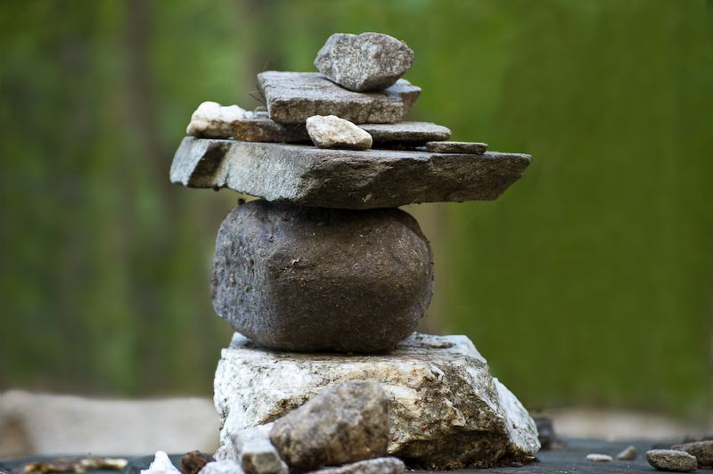 rockstack fine art print by cara moulds