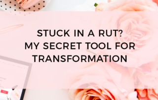 stuck in a rut tools for transformation