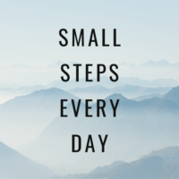 take small steps every day if you're feeling lazy in midlife